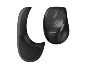 Ohjelmoitava ergonominen puolipystyhiiri NEWTRAL 3, vas.